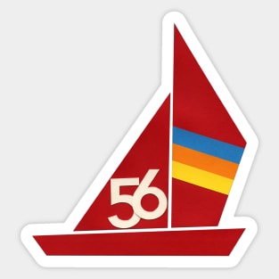 Sailing Regatta 56 Sticker